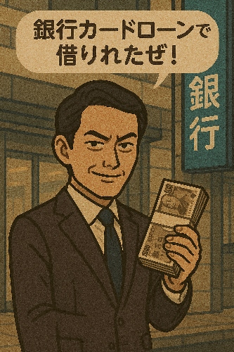 銀行カードローン　審査が甘い