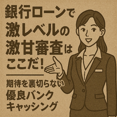 激甘審査の銀行カードローン