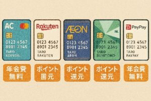 年金暮らしでも取得できるクレジットカード